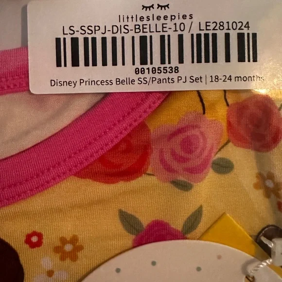 Disney Princess Belle Baby SS 18-24 months